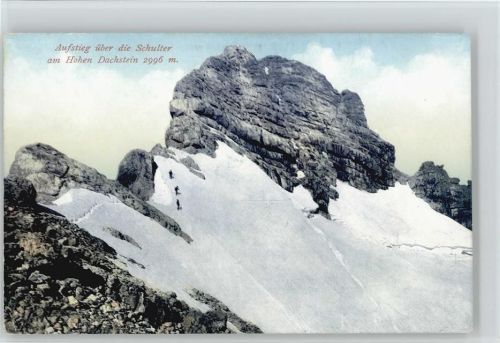 Aufstieg über die Schulter zum hohen Dachstein