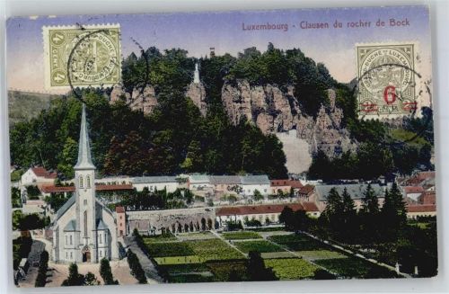 Luxembourg Clausen du rocher de Bock