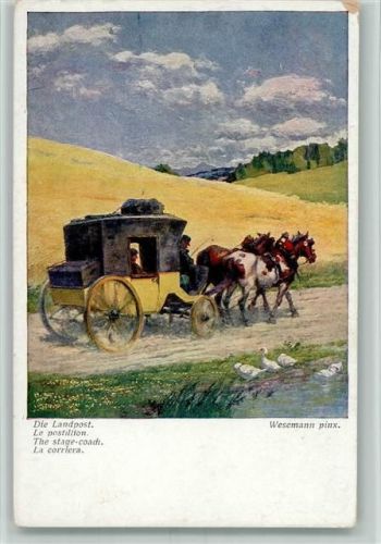 Landpost sign Wesemann - BKW Nr. 1632 AK