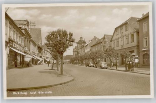 Bückeburg Adolf Hitlerstraße, WK II WK II