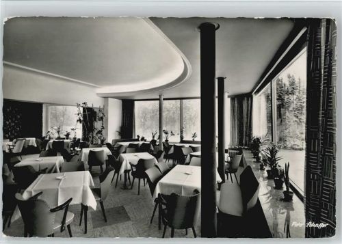 Trausnitz 1967 Oedmühle Seehotel Anzer Innenansicht
