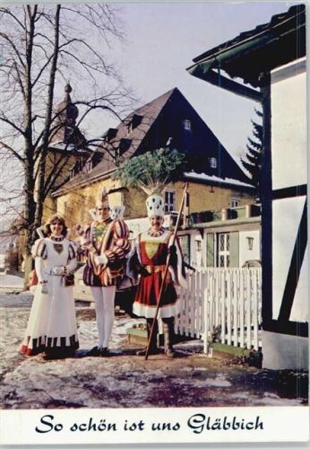 Bergisch Gladbach 1982 Dreigestirn Werbung Kölner Bank