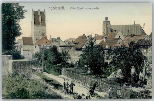 Ingolstadt Alte Stadtmauerpartie