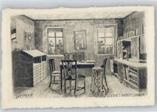 Weimar Goethes Arbeitszimmer