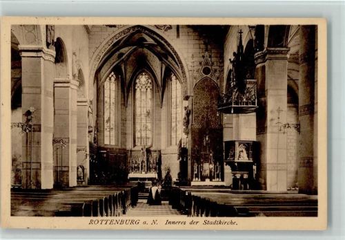 Rottenburg Stadtkirche Innenaufnahme