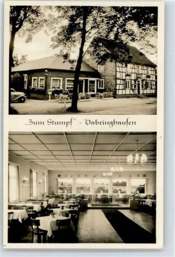 Dabringhausen Café, Restaurant Zum Stumpf