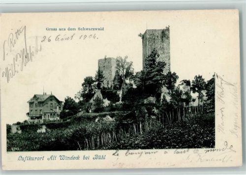 Bühl Schloß Alt-Windeck