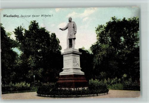W6200 Wiesbaden Denkmal Kaiser Wilhelm I Adel Kaiser Wilhelm I