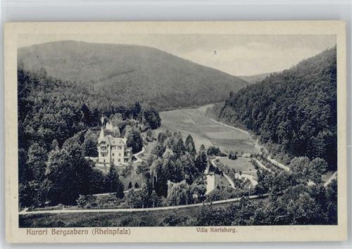 Bad Bergzabern Villa Karlsberg ca 1915 AK