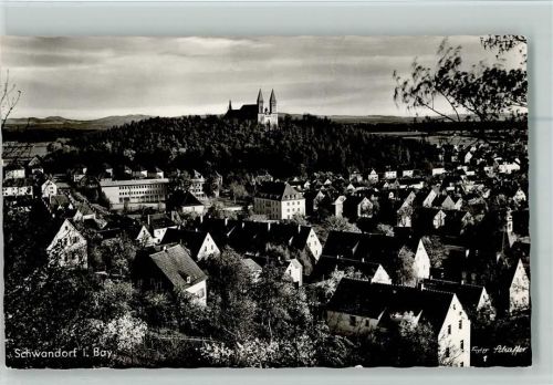 Schwandorf Kreuzberg mit Oberrealschule