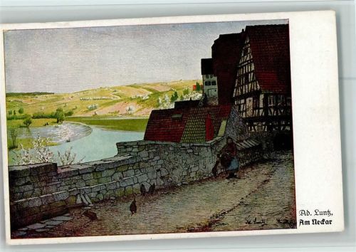 Am Neckar sign Ad. Luntz