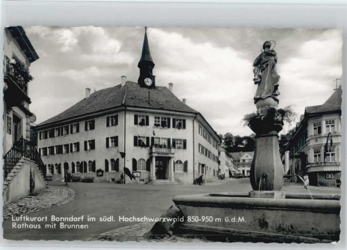 Bonndorf Rathaus Brunnen