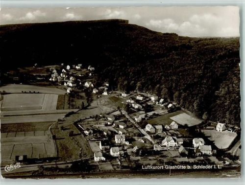 Glashütte Luftaufnahme
