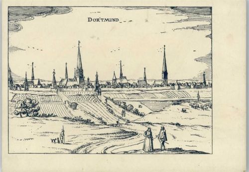 Dortmund Radierung Bertius 1616