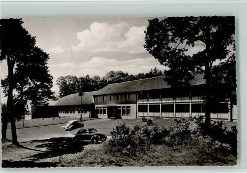 Gladenbach Haus Blankenstein Schulungs- u. Erholungsheim der deutschen Postgewerkschaft VW-Käfer