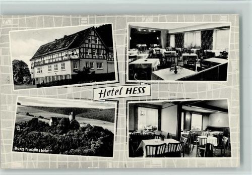 Aua Hotel Hess Innenaufnahmen Burg Neuenstein