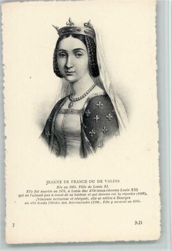 Nr. 7 Jeanne de France ou de Valois Frau von König Louis VII
