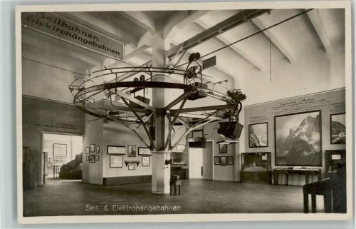 Offiz. AK des Deutschen Museums - Seil & Elektrohängebahnen ca 1936 , sehr gute Erhaltung