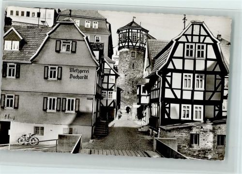 Lauterbach Ankerturm Fachwerkhaus Metzgerei Duchardt