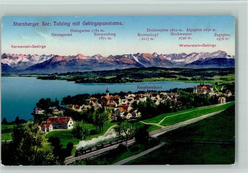 Tutzing Karpfenwinkel Karwendel-Gebirge Herzogstand Heimgarten Simmetsberg Krottenkopf Dreitorspitze Alpspitze Hochwanner Wetterstein-Gebirge