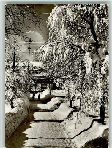Höchenschwand Weg zum Hotel Krone Winter