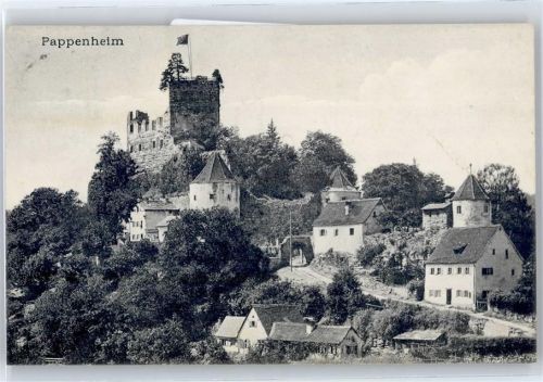 Pappenheim Blick zur Burg