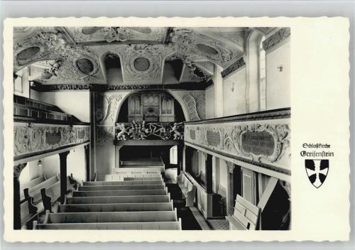 Greifenstein 1971 Schloßkirche Orgel