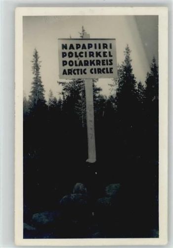 Schild Polarkreis