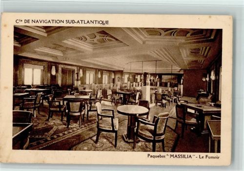 Dampfer Massilia - Salon AK