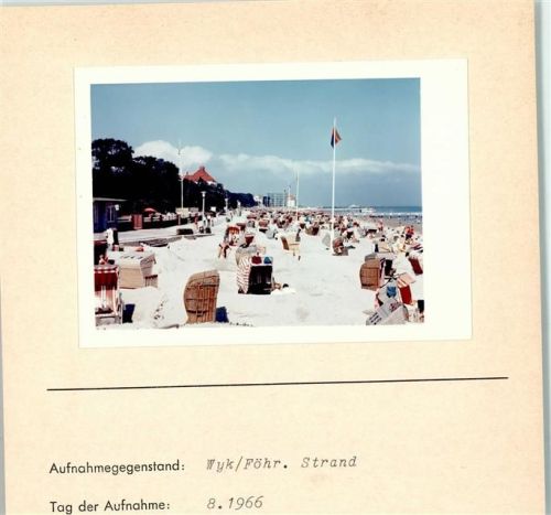 Wyk Foto montiert auf Karton