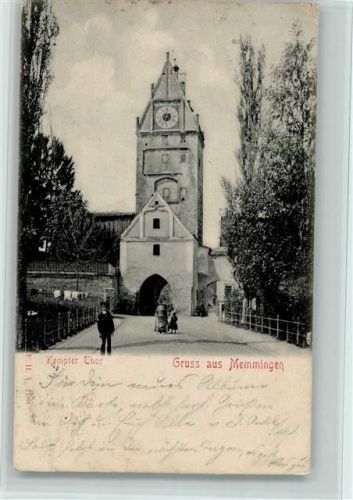Memmingen 1903 Kempter Tor