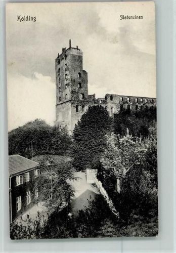 Kolding 1911 Schloßruine
