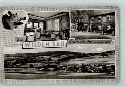 Linnenbeeke Gaststätte Zur wilden Sau 4-Bildaufnahme