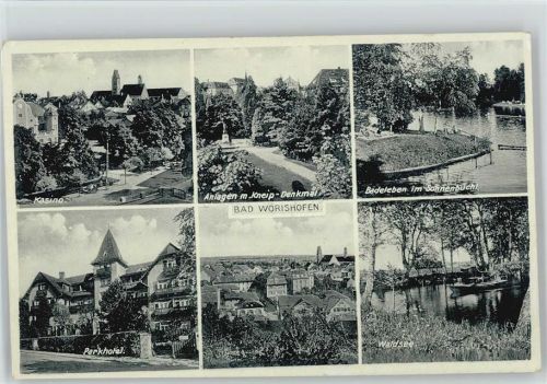 Bad Wörishofen Kasino Parkhotel Waldsee Kneip-Denkmal Sonnenbüchl