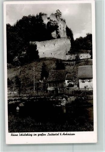 Anhausen Ruine Schülzburg im großen Lautertal