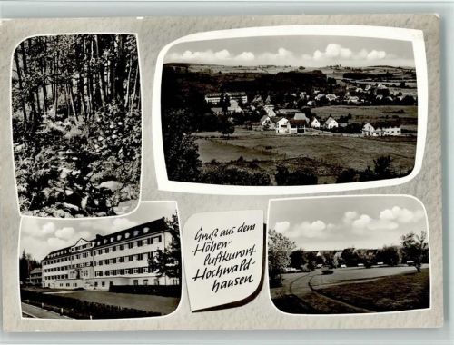 Hochwaldhausen Im Wald Genesungsheim Ortsansichten 4-Bildaufnahme