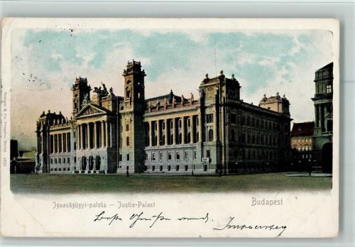 Budapest 1903 Justiz-Palast