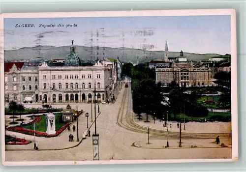 Zagreb Westlicher Stadtteil Straßenbahn