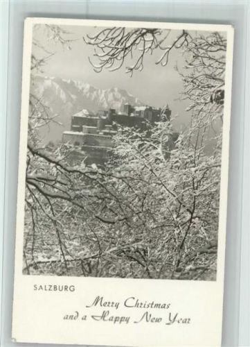 Salzburg Salzburg Grußkarte Winter