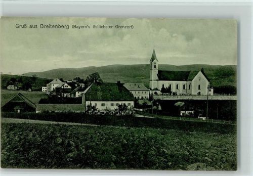 Breitenberg Ortsansicht mit Kirche