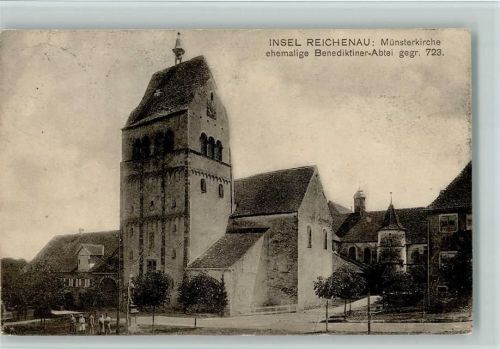 Reichenau 1909 Münsterkirche ehem. Benediktiner-Abtei