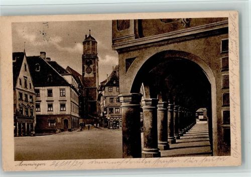 Memmingen Marktplatz mit St. Martinskirche