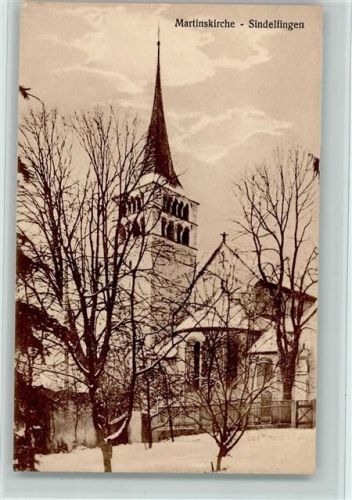 Sindelfingen Martinskirche Winteraufnahme