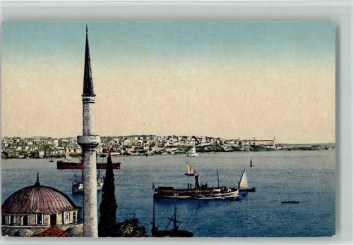 Konstantinopel Vue de Scutari, Moschee, Verlag Rochat Nr. 35 AK