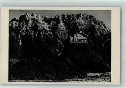 Mittenwalder Hütte Karwendel Hüttenstempel