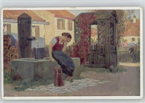 AK Volksliederkarten Nr. 34 Verlag des Vereins für das Deutschtum