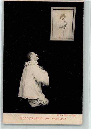 1900 Serie - Declaration de Pierrot AK