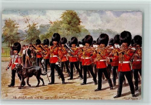 The Irish Guards . Musikkapelle sign Harry Payne