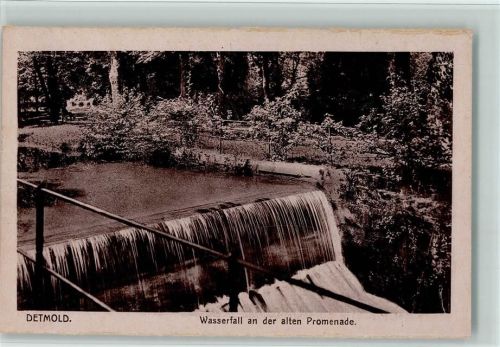 Detmold Wasserfall an der alten Promenade