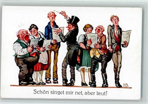 Schwäbischer Kunstverlag Nr. 269 - Ständchen AK